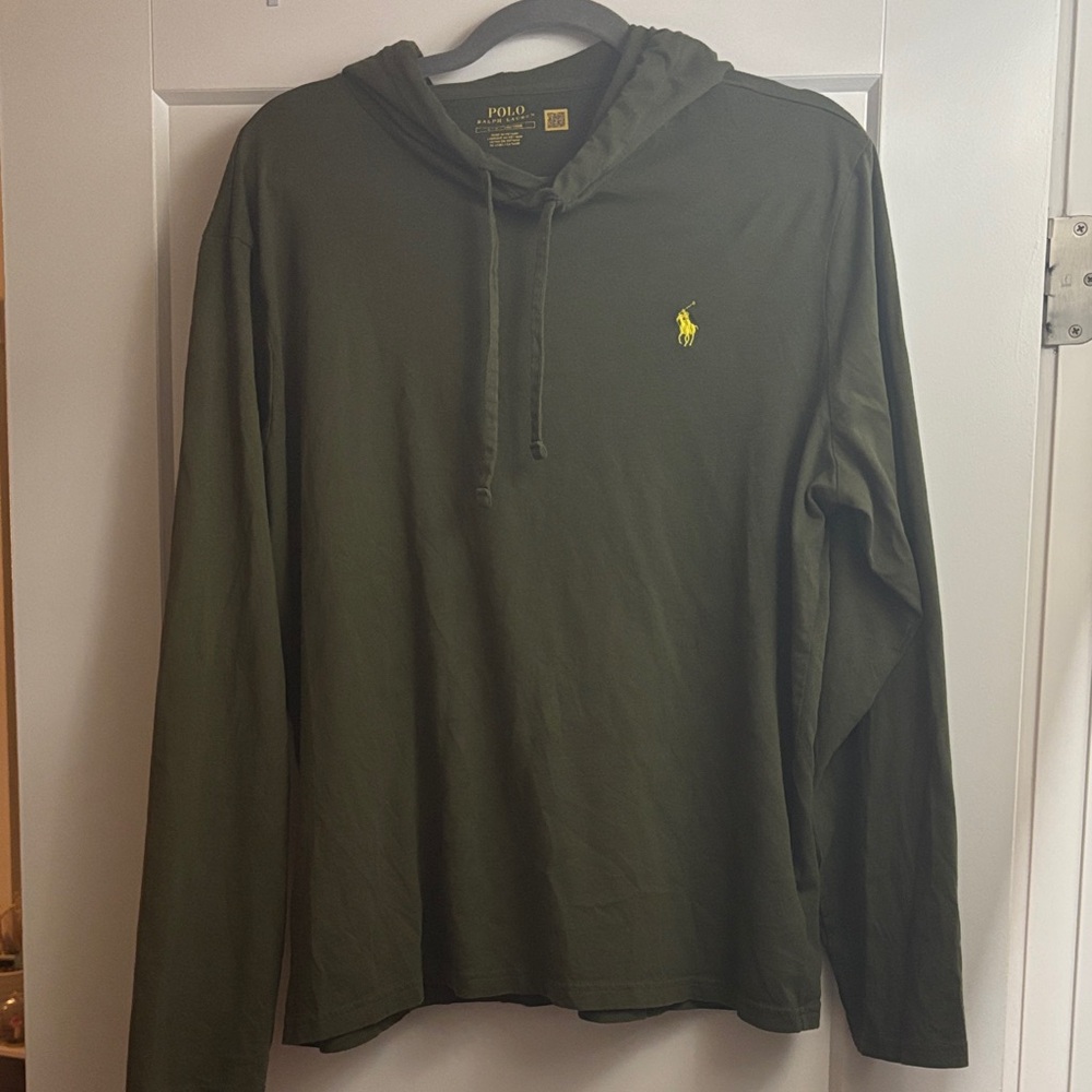 Polo by Ralph Lauren Olive Green Long Sleeve Hoodie